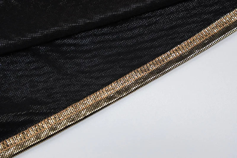 Vestido corto sexy a la moda para mujer, con escote asimétrico, espalda descubierta y lentejuelas en el pecho, provocativa y sexy