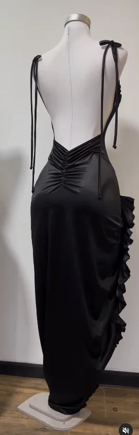 nuevo y explosivo vestido transfronterizo verano senior sentido Y2K sexy halter vestido Spice Girl