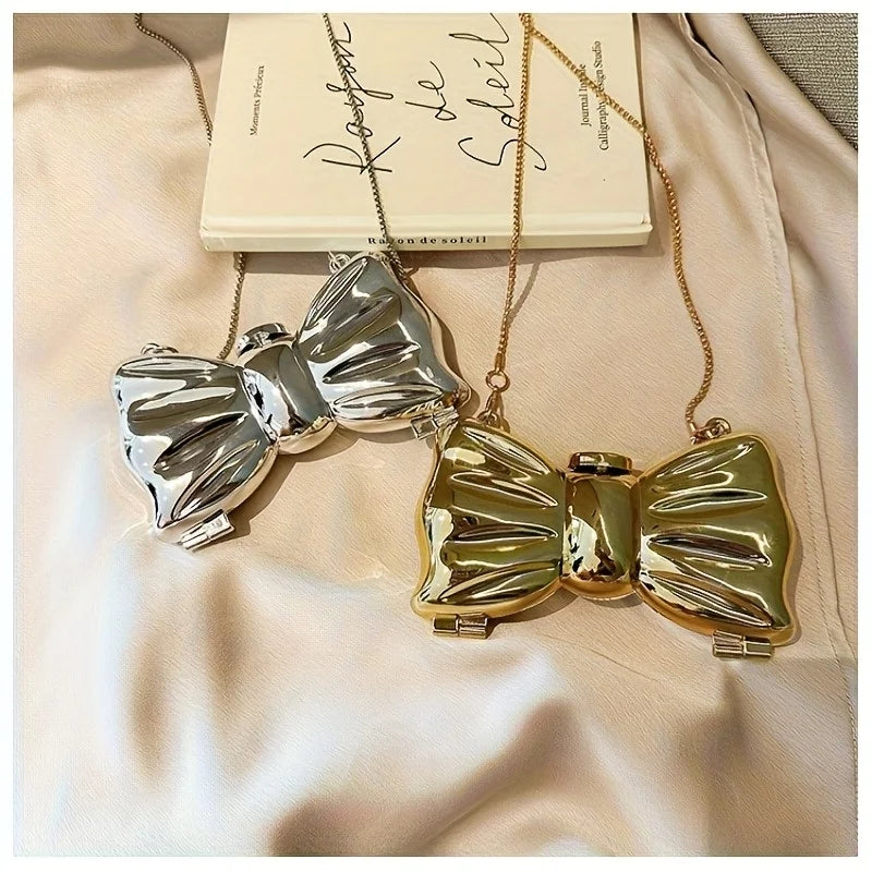 Cartera metálica ideal para reuniones con amigos y fiestas elegantes ❤️