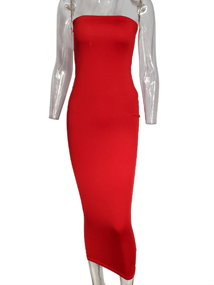 Vestido largo de playa sexy sin mangas con escote cruzado para mujer, ideal para el verano.