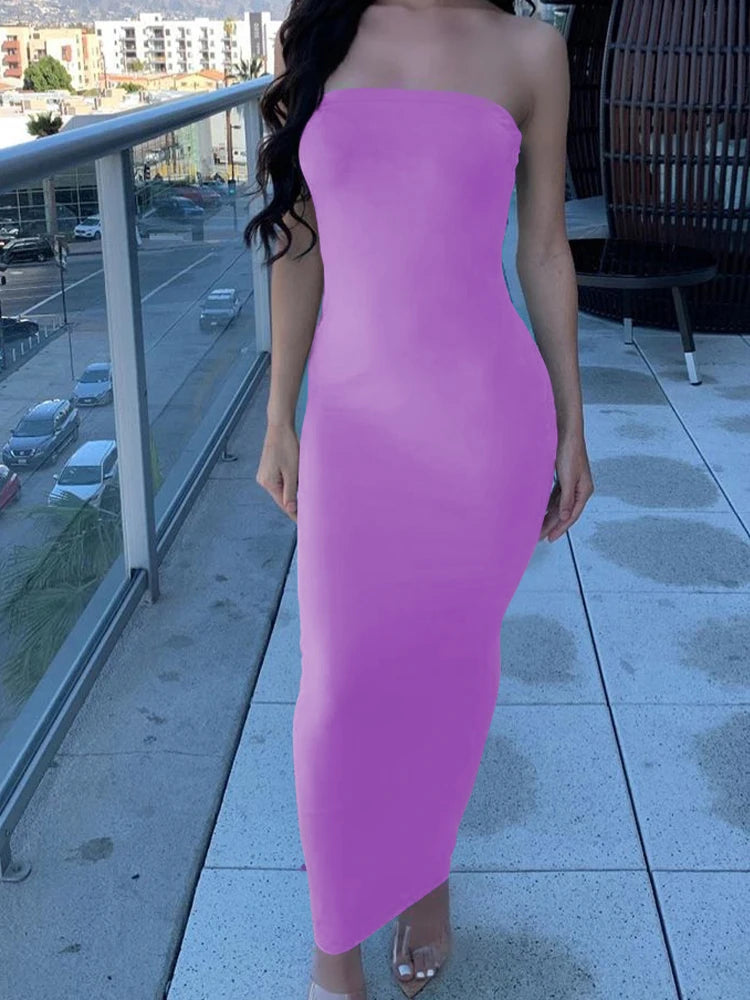 Vestido largo de playa sexy sin mangas con escote cruzado para mujer, ideal para el verano.