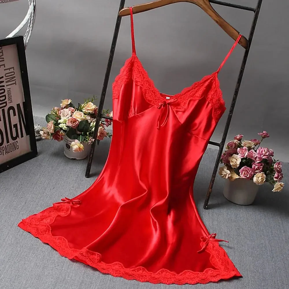 Camisón de encaje sexy con patchwork, lencería, camisón de novia, vestido de seda, ropa de dormir, camisones, ropa de dormir para mujer, lencería sexy