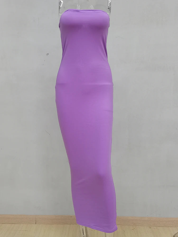 Vestido largo de playa sexy sin mangas con escote cruzado para mujer, ideal para el verano.