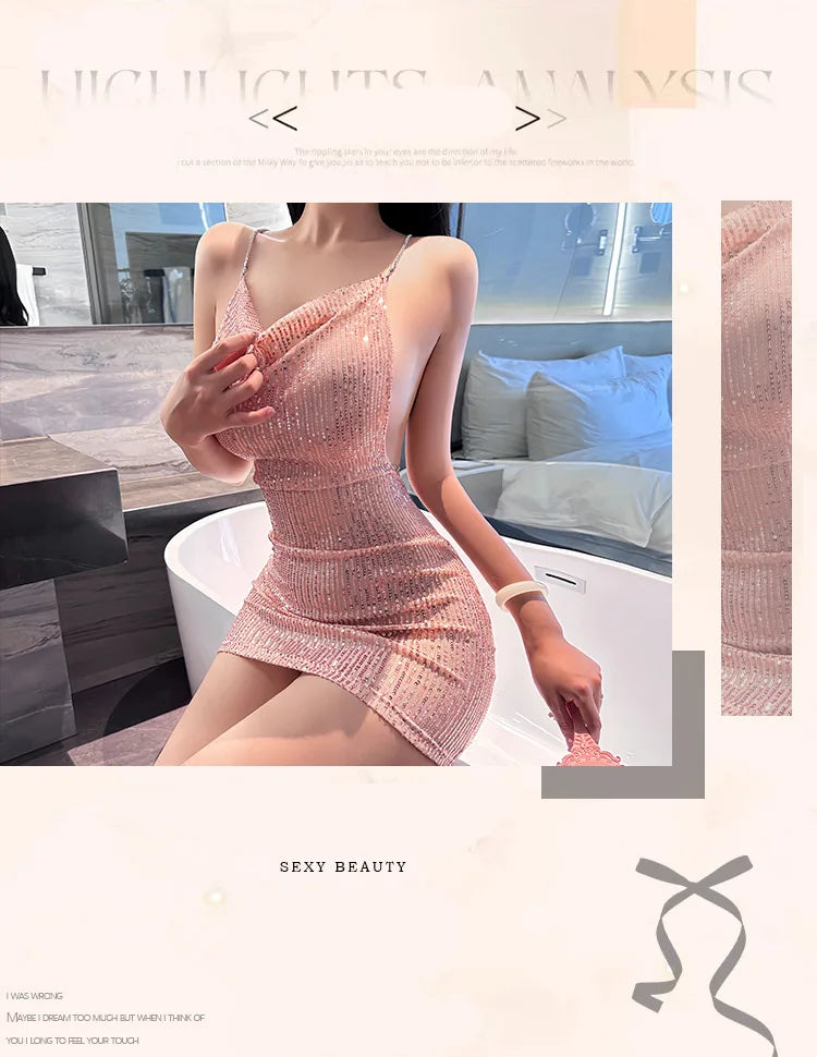 Vestido ajustado con tirantes, falda corta, ropa de mujer, vestidos de fiesta, chica sexy, látex, ropa de mujer xxx