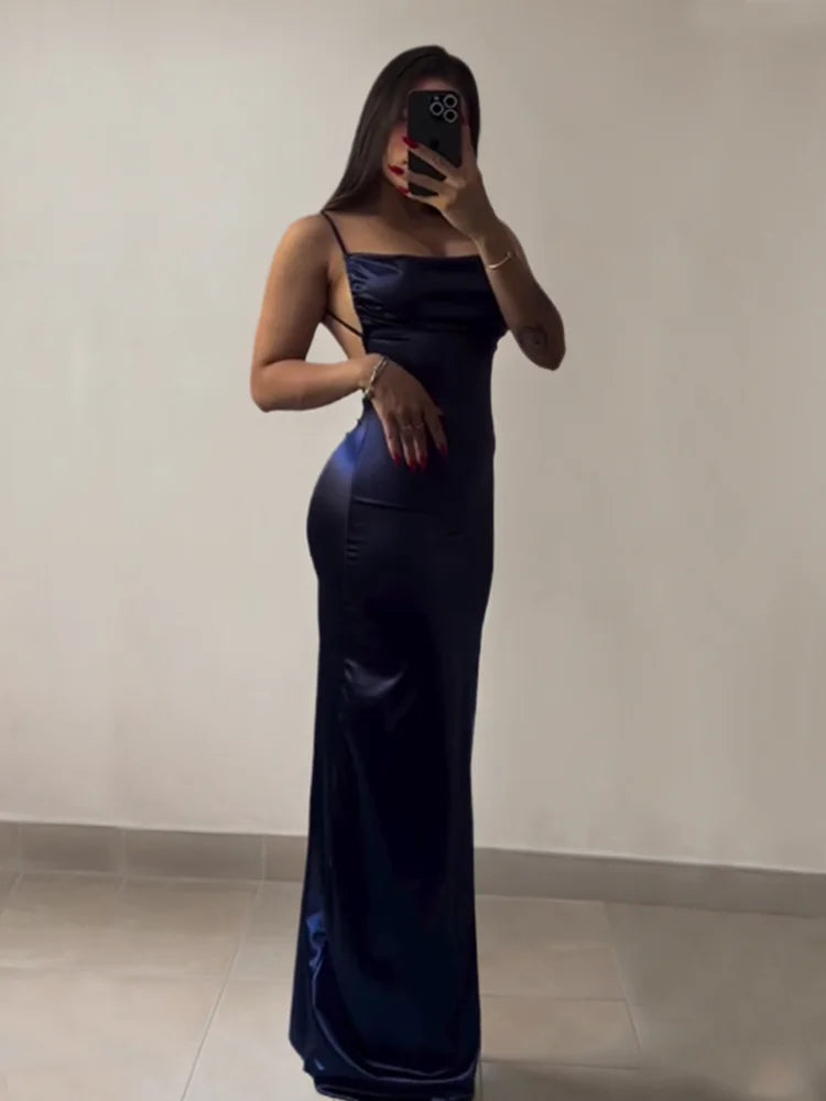 nuevo y explosivo vestido transfronterizo verano senior sentido Y2K sexy halter vestido Spice Girl