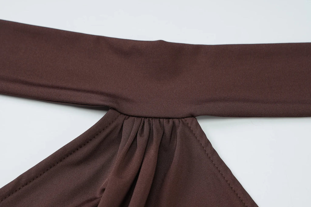 Vestido corto ajustado sexy sin mangas, espalda descubierta y cuello halter de Hugcitar Fashion, estilo vendaje, fruncido, estilo verano, ideal para fiestas y vacaciones.