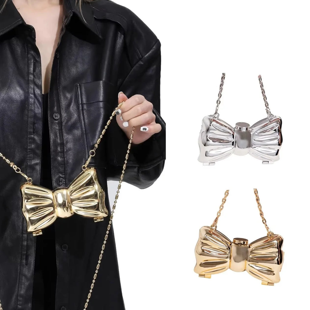 Cartera metálica ideal para reuniones con amigos y fiestas elegantes ❤️