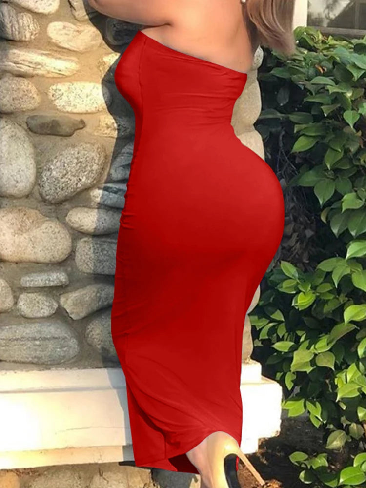 Vestido largo de playa sexy sin mangas con escote cruzado para mujer, ideal para el verano.